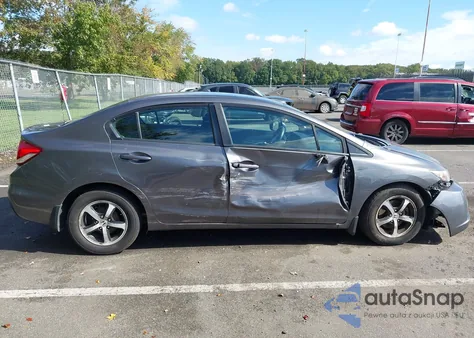 2015 Honda Civic Se z USA, uszkodzony, nr VIN 19XFB2F74FE240317